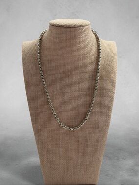 Silver Tone Chain Necklace
